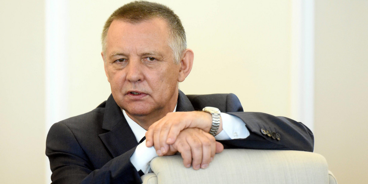 Minister finansów Marian Banaś