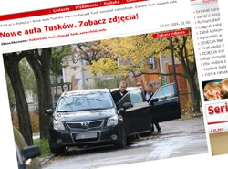 Tuskowie kupili nowe toyoty