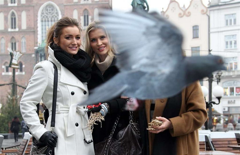 Joanna i Marta Krupa z mamą w Krakowie. FOTO