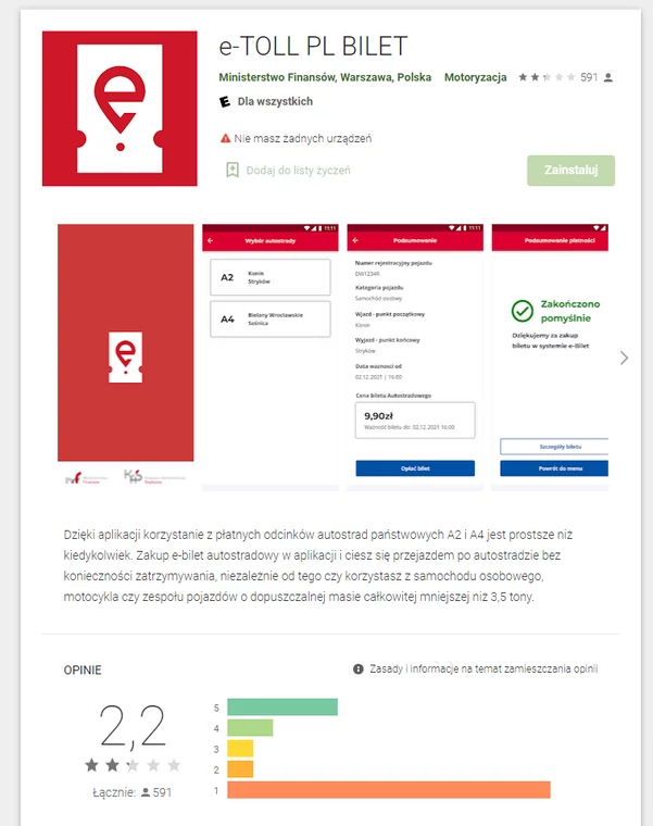 e-TOLL PL BILET