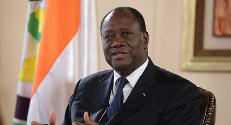 Alassanne Ouattara, President of Cote D'Ivoire