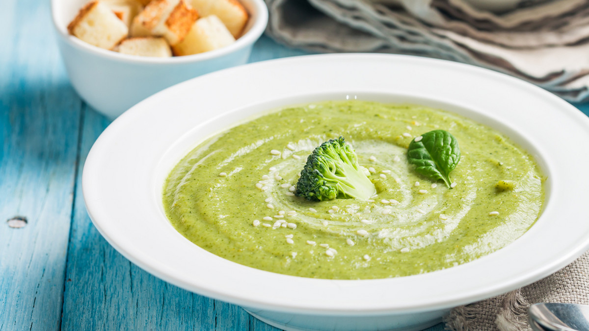 Zupa-krem z brokułów - prosty przepis jak zrobić