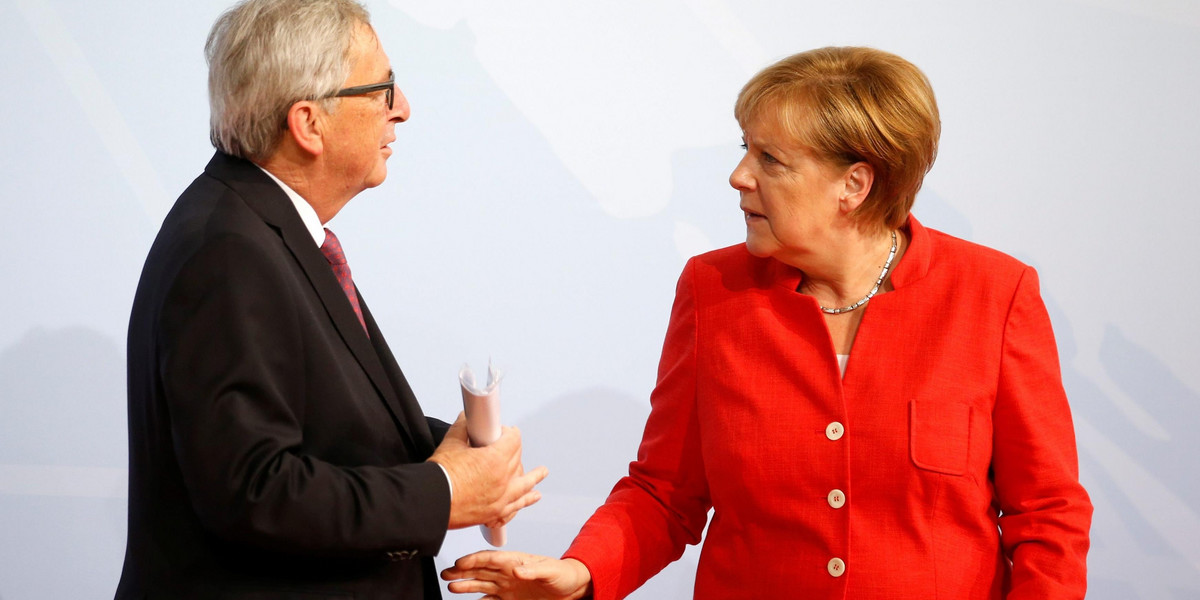 Angela Merkel, Jean-Claude Juncker