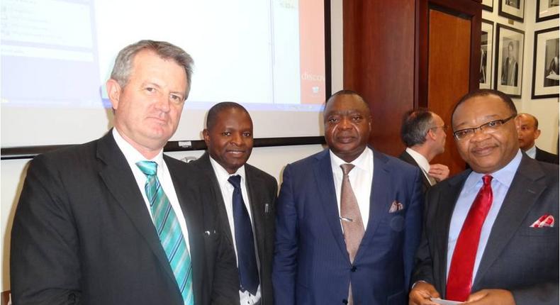 From left: The Australian High Commissioner in Nigeria, Mr. Jonathan Richardson; Prof. Kevin Urama, Executive Director, ATPS, Nairobi, Kenya; Prof. Bartho Okolo, the Vice-Chancellor, UNN and Prof. Osita Ogbu, Director, Institute of Development Studies.