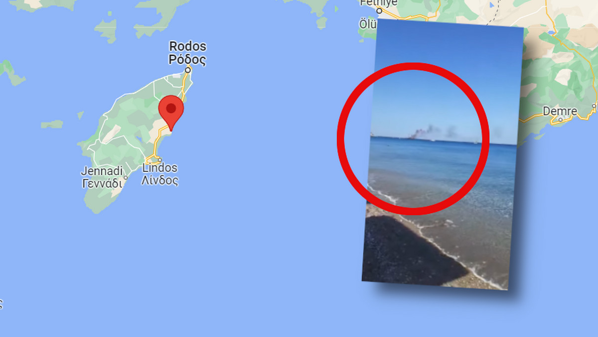 Pożar statku w Grecji. Polska turystka: To był najbardziej stresujący moment
