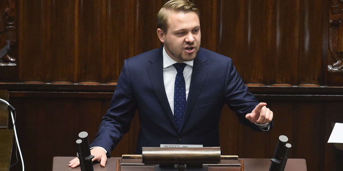 Jacek Ozdoba dał "popis" w Sejmie. 