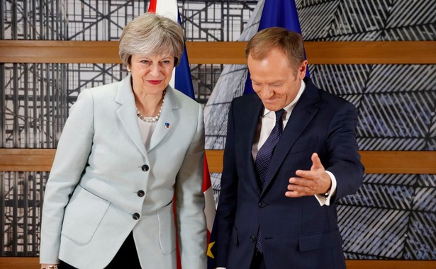 Theresa May i Donald Tusk