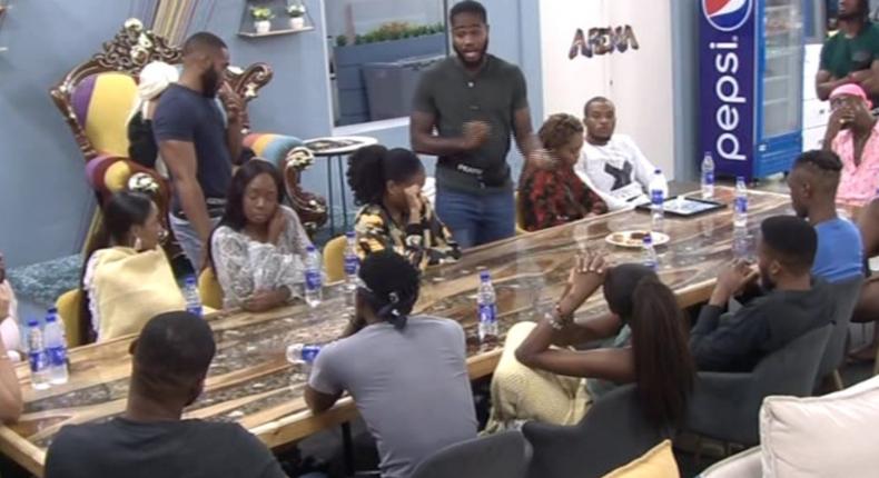 Housemates clashed over food this morning [Africa Magic]