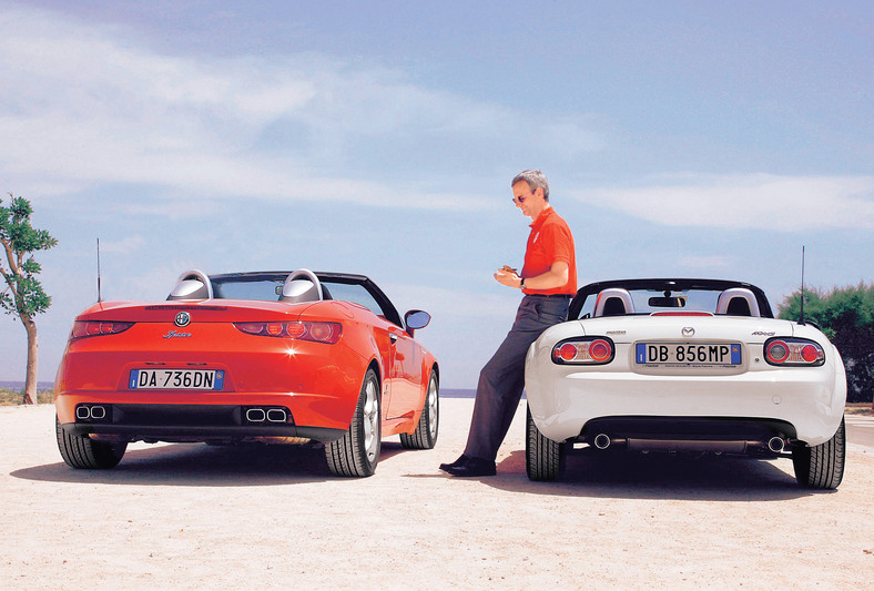 Alfa Romeo Spider kontra Mazda MX-5