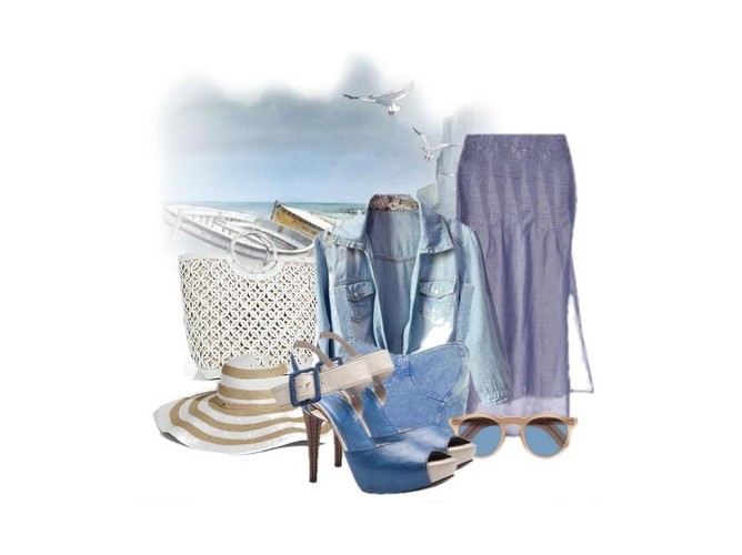 Wielki błękit - STYLIZACJE z niebieskimi ubraniami wiosna/lato 2014