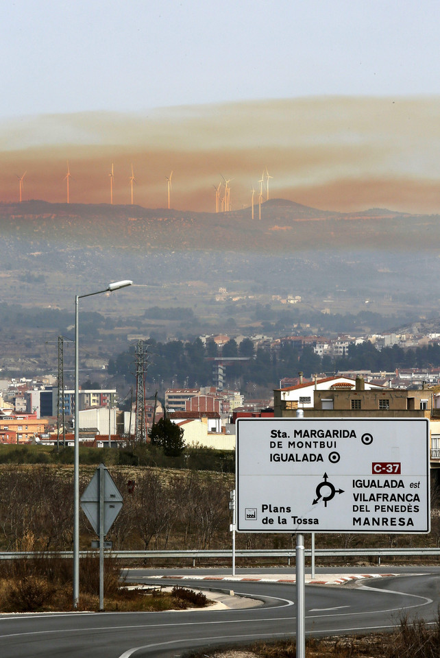 SPAIN EMERGENCY INCIDENTS (Toxic cloud in Spain)