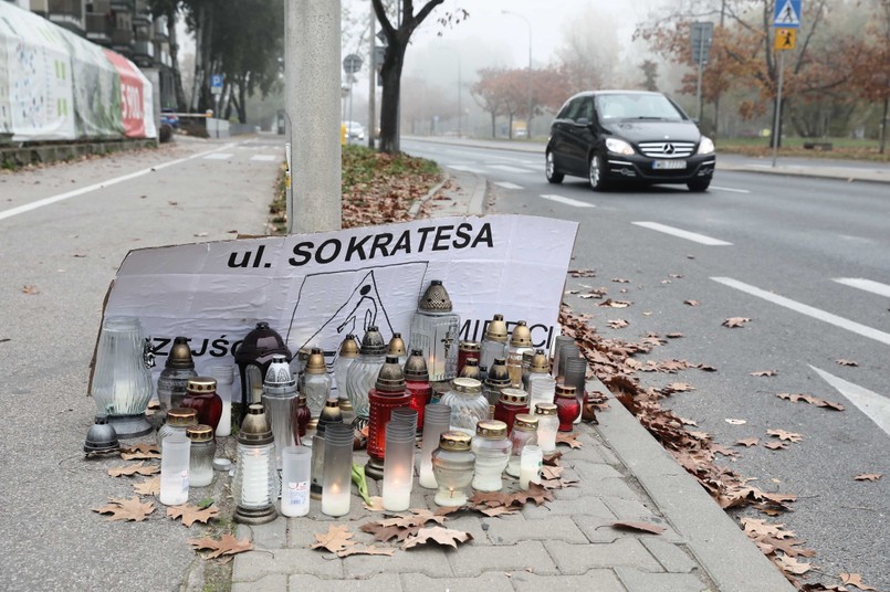 Śmiertelne potrącenie na Sokratesa. Sąd obniżył wyrok kierowcy BMW