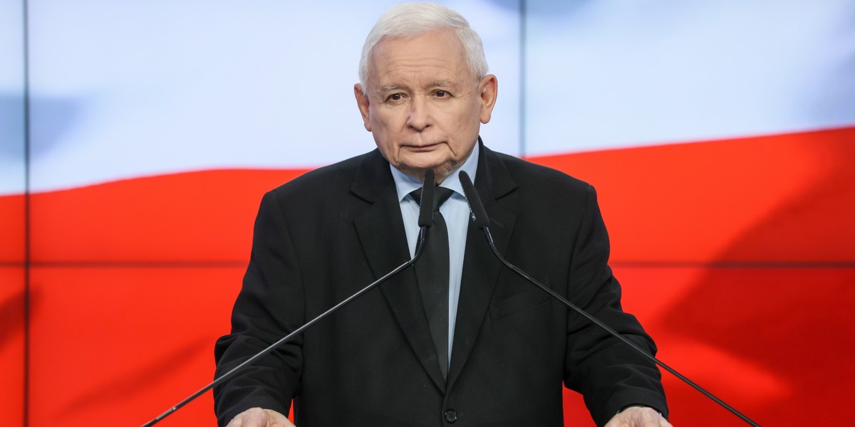 Prezes PiS Jarosław Kaczyński