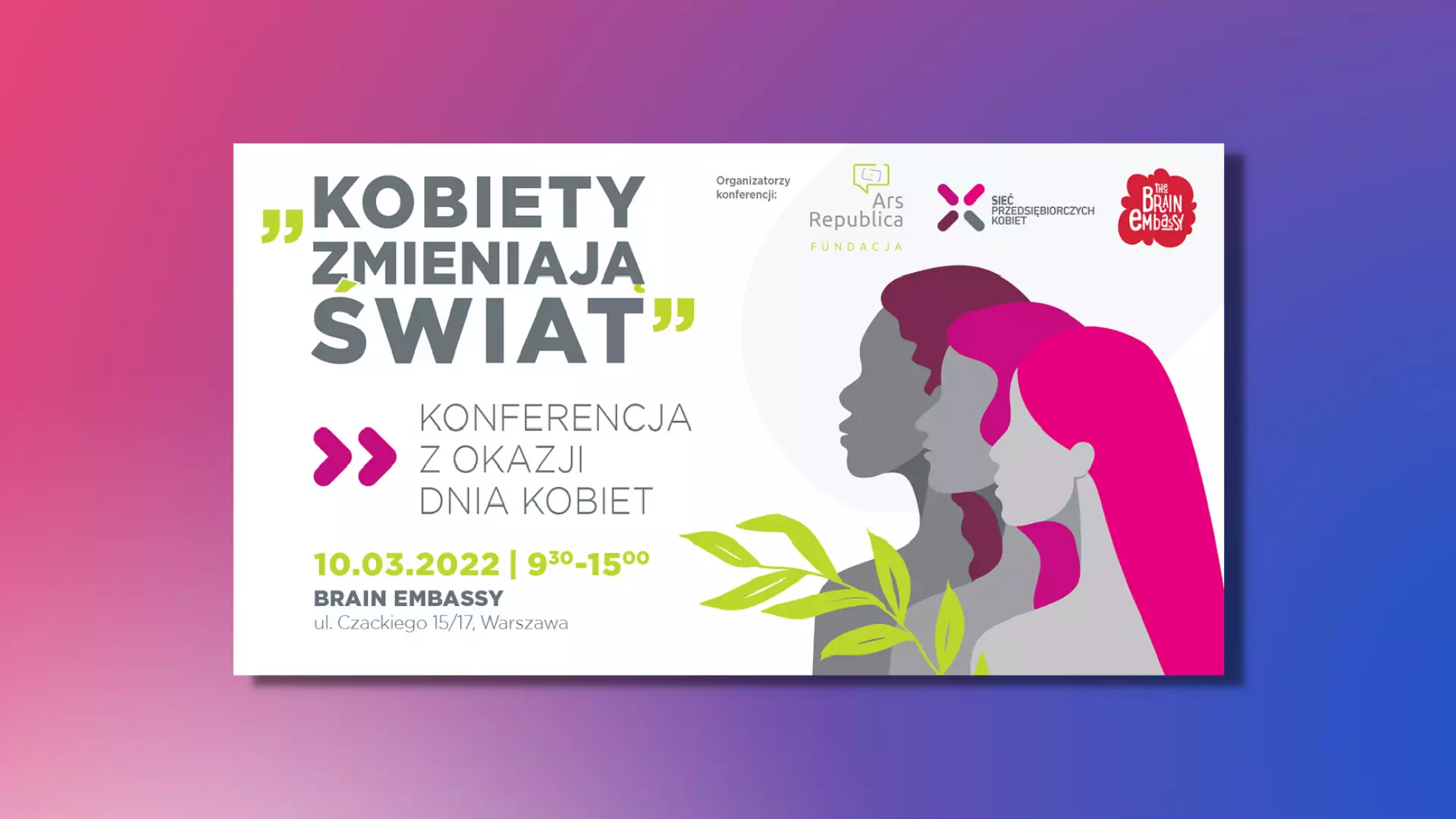 "Kobiety zmieniają świat". Konferencja już 10 marca