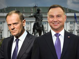 Sondaż wybory prezydenckie Andrzej Duda Donald Tusk