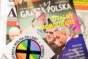 Naklejka Strefa wolna od LGBT w Gazecie Polskiej