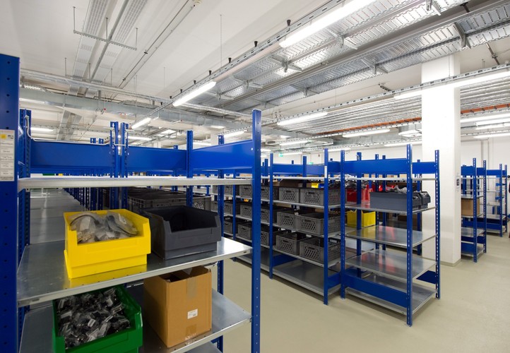 Magazyn w nowej siedzibie niemieckiej służby wywiadowczej (BND). EPA/SOEREN STACHE / POOL Dostawca: PAP/EPA.