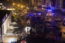 LATVIA SUPERMARKET ROOF COLLAPSE