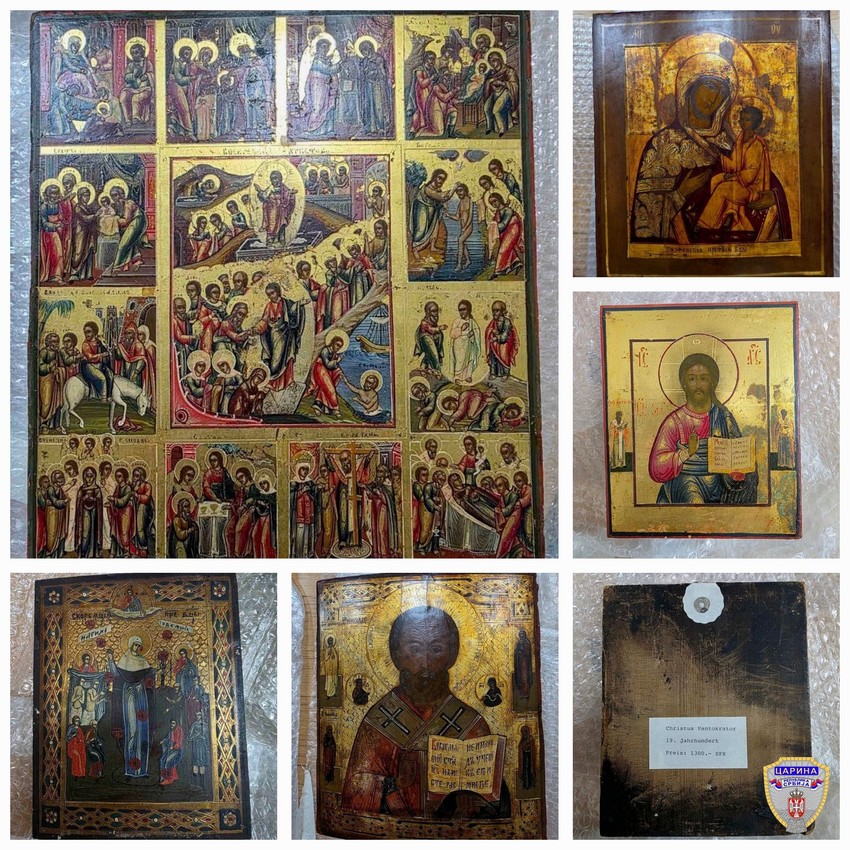 Pokušaj krijumčarenja pravoslavnih ikona
