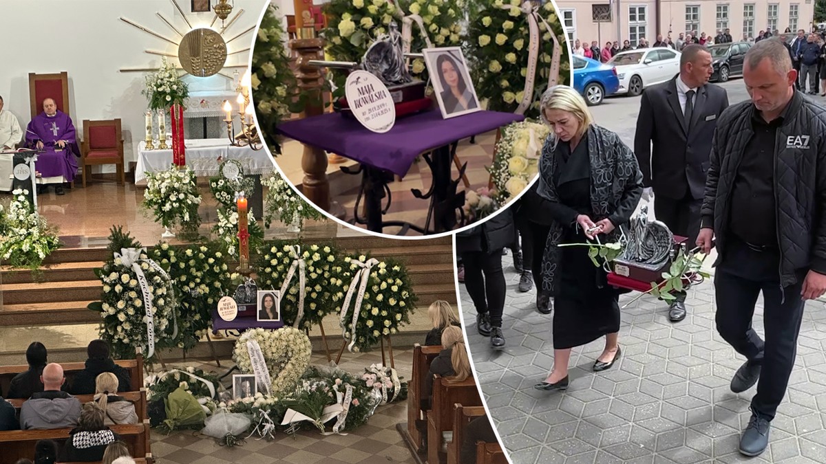 Poruszający gest na pogrzebie zamordowanej Mai. Rodzice nie mogli się z nią rozstać