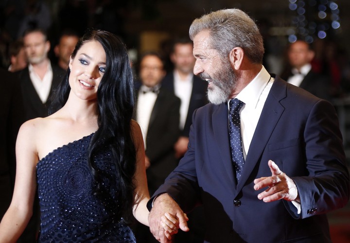 Mel Gibson i Rosalind Ross na premierze filmu 'Blood Father'