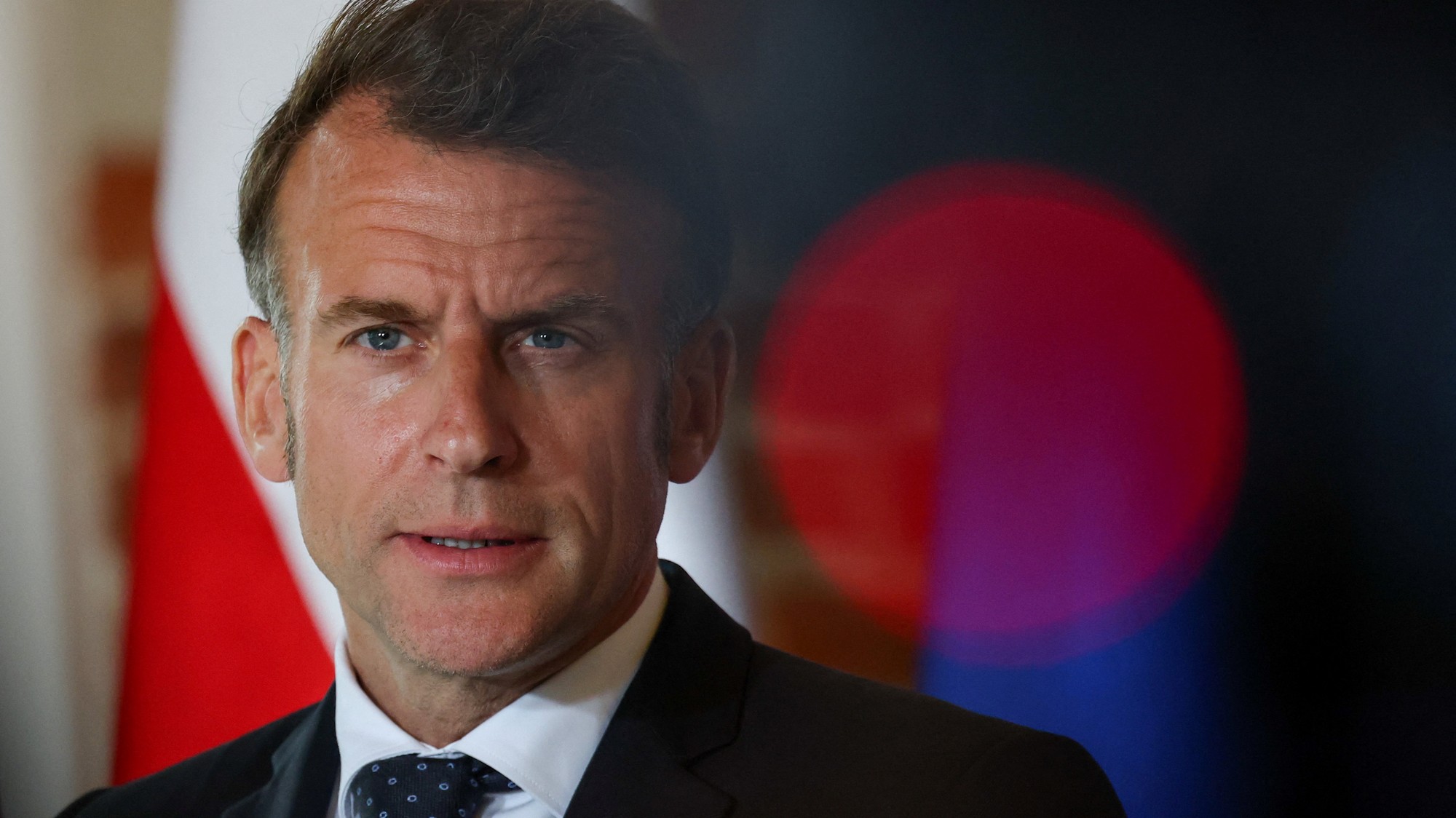 Francúzsky prezident Emmanuel Macron. 