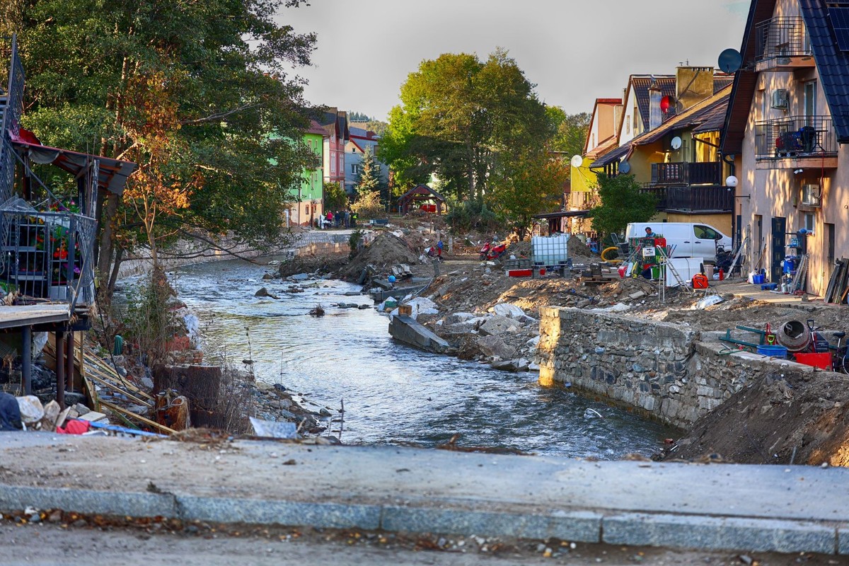 Stronie Śląskie - zniszczenia po powodzi w 2024 roku