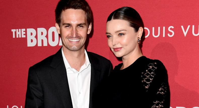 Evan Spiegel Miranda Kerr