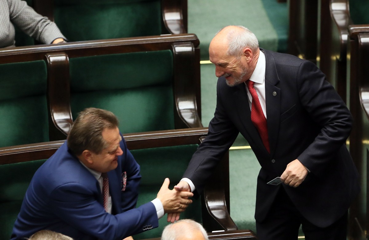 Jarosław Zieliński i Antoni Macierewicz