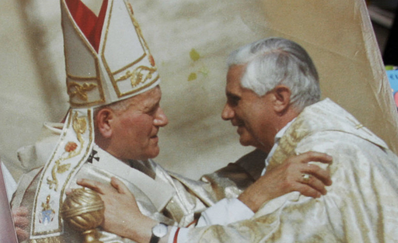 Jan Paweł II i kard. Joseph Ratzinger w latach 80.
