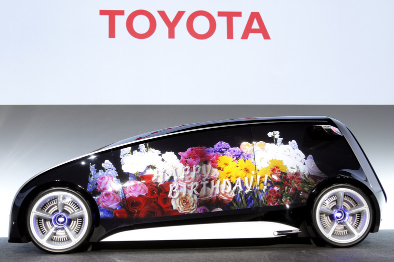 Samochód koncepcyjny Toyota Fun-Vii, fot.  Kiyoshi Ota/Bloomberg