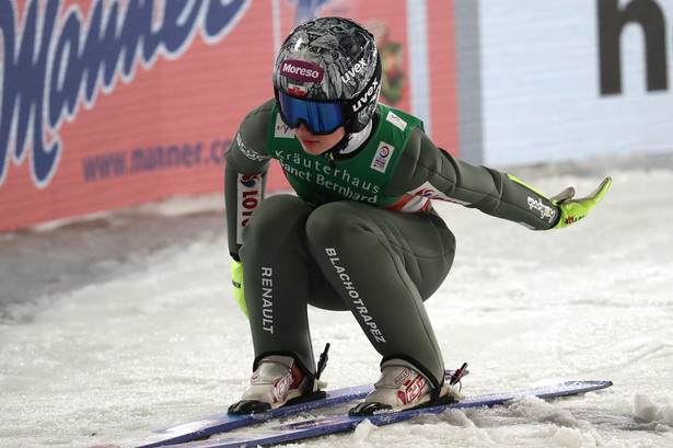 Kinga Rajda podczas konkursu drużynowego na skoczni HS 106, na mistrzostwach świata w narciarstwie klasycznym