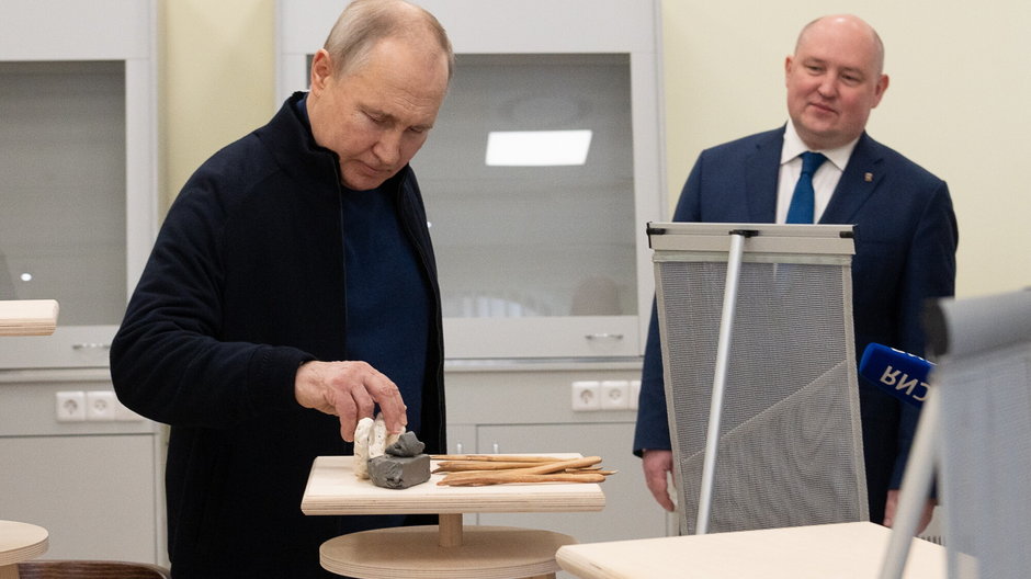 Władimir Putin podczas wizyty na Krymie, 18.03.2023
