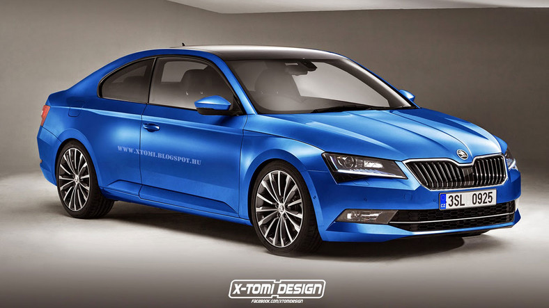 Skoda Coupe w wersji węgierskiego grafika