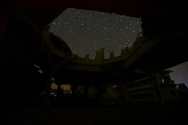 The Wider Image: Starry nights and empty streets in Syria