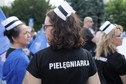 Na protest przyjechały pielęgniarki i położne z całego kraju