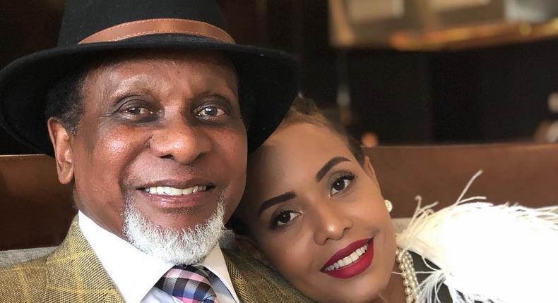 Reginald Mengi with his Wife Jacqueline Mengi 