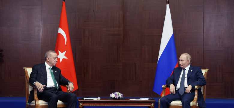 Spotkanie Erdogana z Putinem. "Chcemy wzmocnić eksport rosyjskiego zboża"