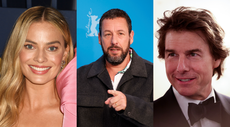 Margot Robbie, Adam Sandler és Tom Cruise