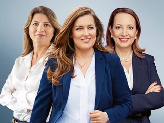 Od lewej: Asli Ertonguc, General Manager Poland & Baltics, British American Tobacco, Anna Pawlak-Kuliga, prezeska i CEO Ingka Group/IKEA China oraz Elżbieta Czetwertyńska, prezeska zarządu Citi Handlowego