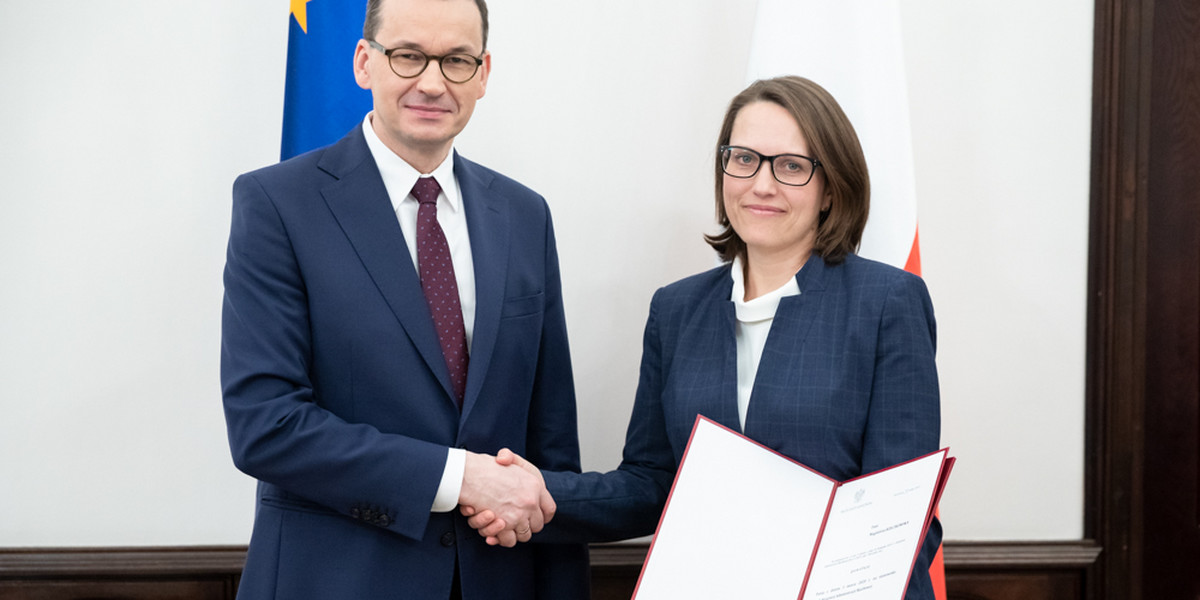 Premier powołał Magdalenę Rzeczkowską na stanowisko szefa Krajowej Administracji Skarbowej
