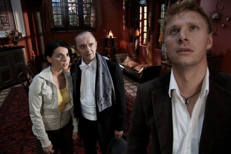 Katarzyna Glinka, Jerzy Bończak i Andrzej Nejman w filmie 'Od pełni do pełni'