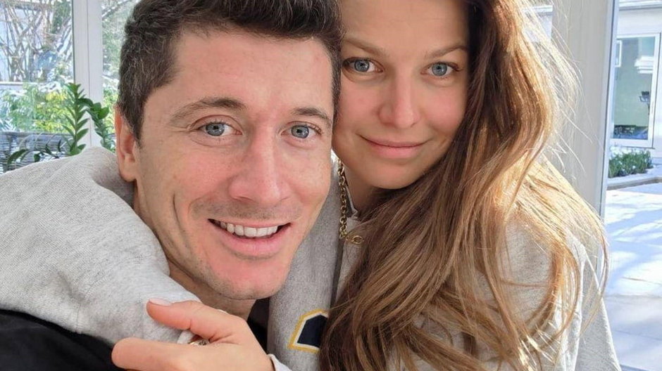 Robert Lewandowski i Anna Lewandowska