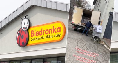 Szokujące sceny pod Biedronką w tłusty czwartek. Wszystko widać na nagraniu. "Polska cebula"