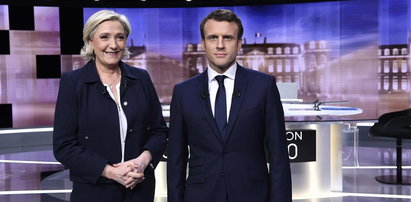 Macron dzwoni do Merkel, Le Pen mówi o... sukcesie