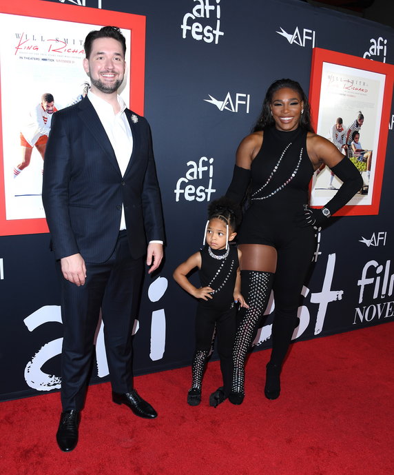 Serena Williams i Alexis Ohanian z córką