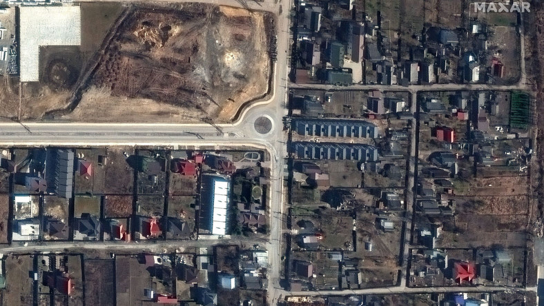 Zdjęcia satelitarne z Buczy