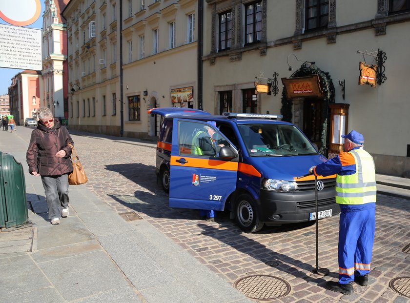 Awaria wodociągowa na Rynku Starego Miasta