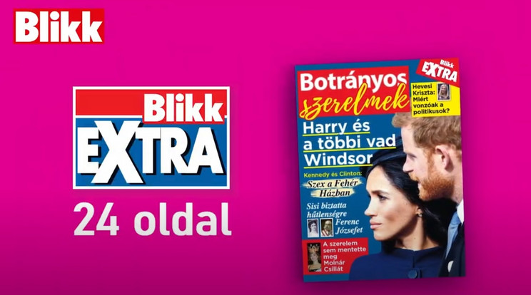 Botrányos szerelmek melléklet pénteken a Blikkben!