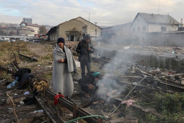 The Wider Image: Trapped in Serbia, migrants shelter in warehouse